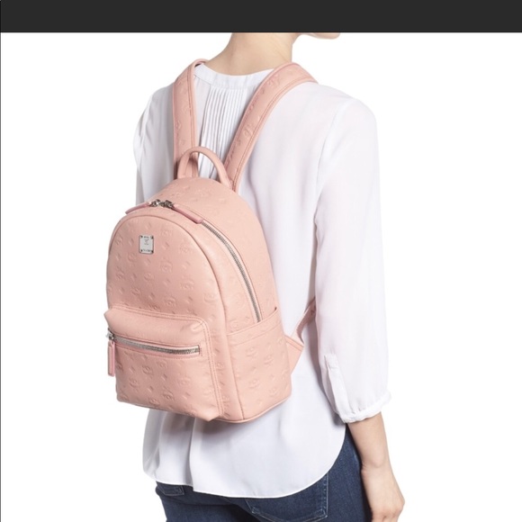 mcm ottomar backpack pink